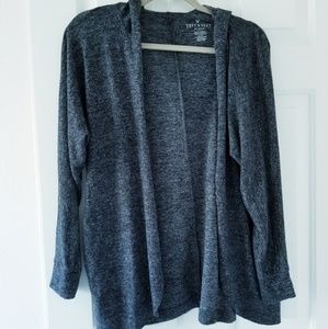 AE Soft & Sexy grey hooded cartigan w/ pockets!
